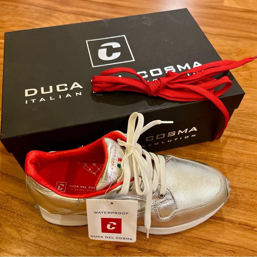 Duca del Cosma women’s spikeless waterproof golf shoes-size7-7.5